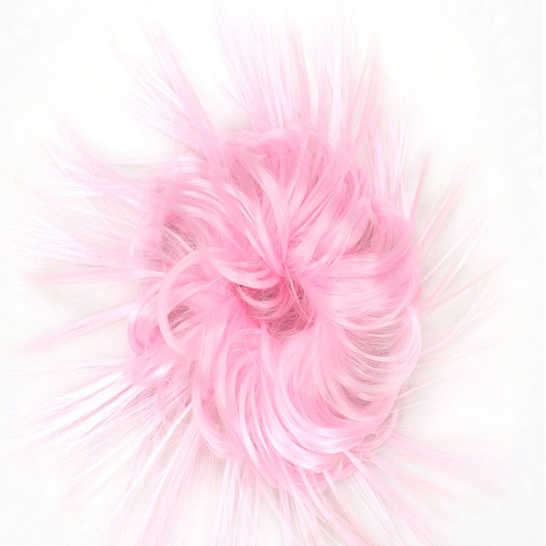 

Short Curly Ponytail Hair Extension, Pink