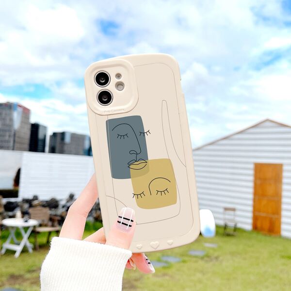 

Line Art Phone Case, Multicolor