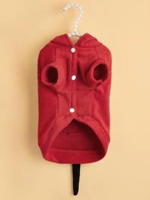 Devil Design Pet Costume Halloween Halloween Costumes - Red - View 2