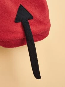 Devil Design Pet Costume Halloween Halloween Costumes - Red - View 6