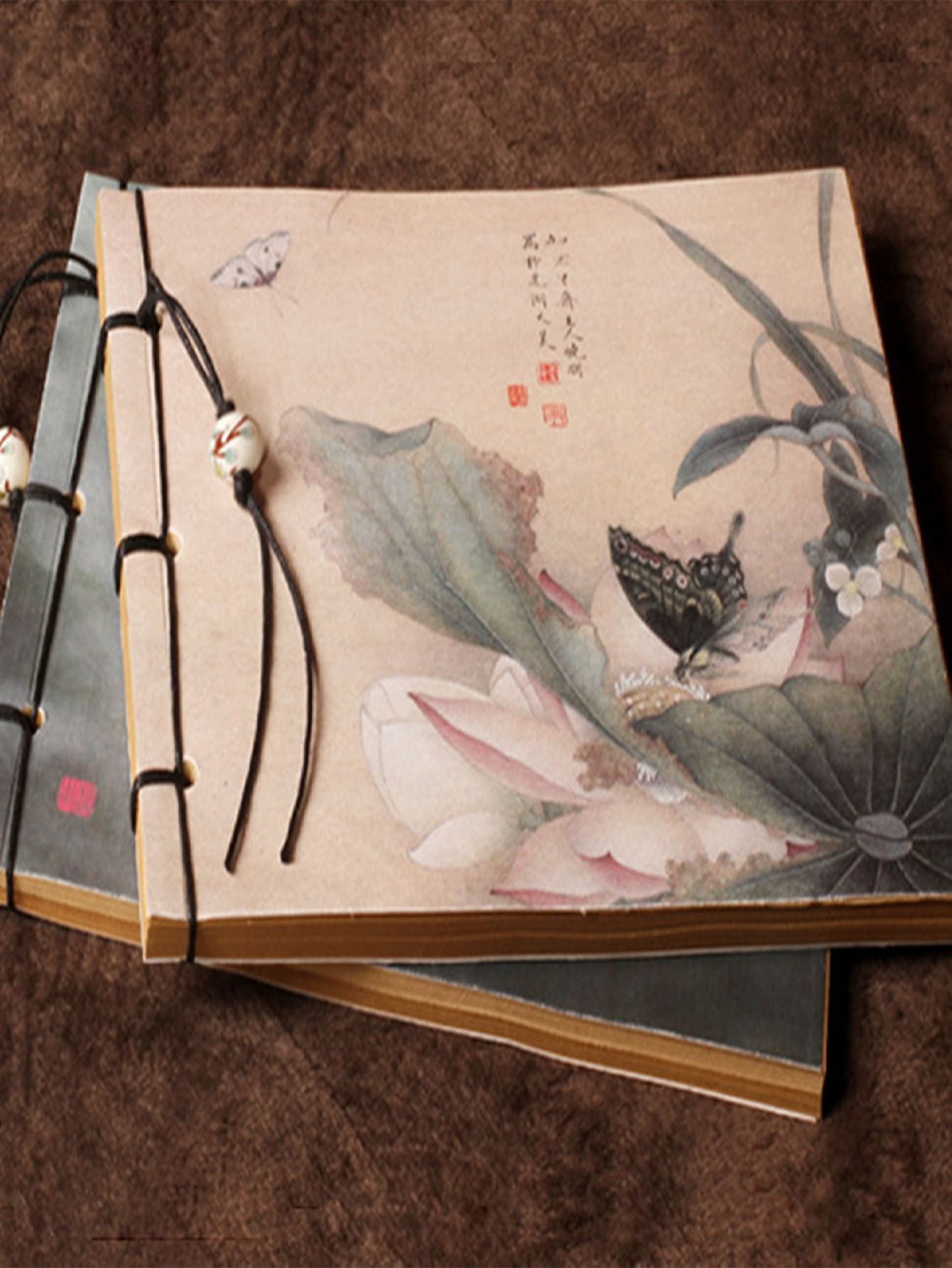 1 pieza Cuaderno al azar con estampado de flor - Multicolor - Ver 1