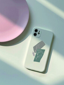 Plants Pattern Phone Case - White - View 3