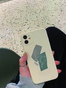 Plants Pattern Phone Case - White - View 4