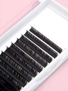 1box Full false lashes Grafting Natural Curling Planting D 0.15mm 8-15mm mixed Manual grafting Eyelashes