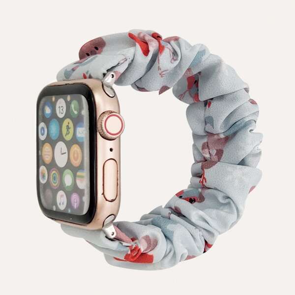 

Christmas Scrunchie Design Watchband For iWatch, Multicolor