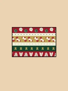 Christmas Print Door Mat - Multicolor - View 2