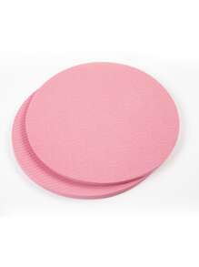 2pcs Non-slip Round Yoga Knee Pad - Pink - View 2