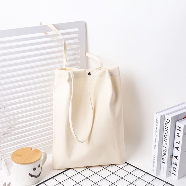 

Large Capacity Shoulder Bag, Beige