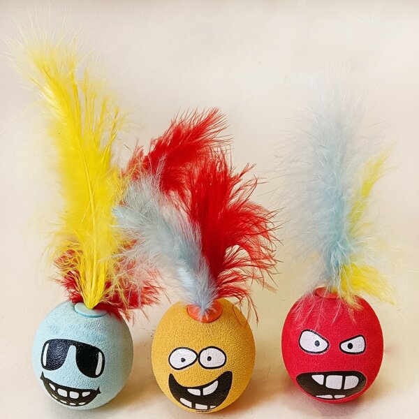 

1pc Cartoon Graphic Random Pet Training Toy, Multicolor