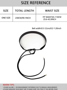 Cinturones Casual - Negro - Ver 3