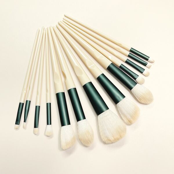 

13pcs Color Block Makeup Brush Set, Yellow