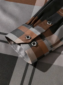 Manfinity Men Plaid Print Shirt - Multicolor - View 5