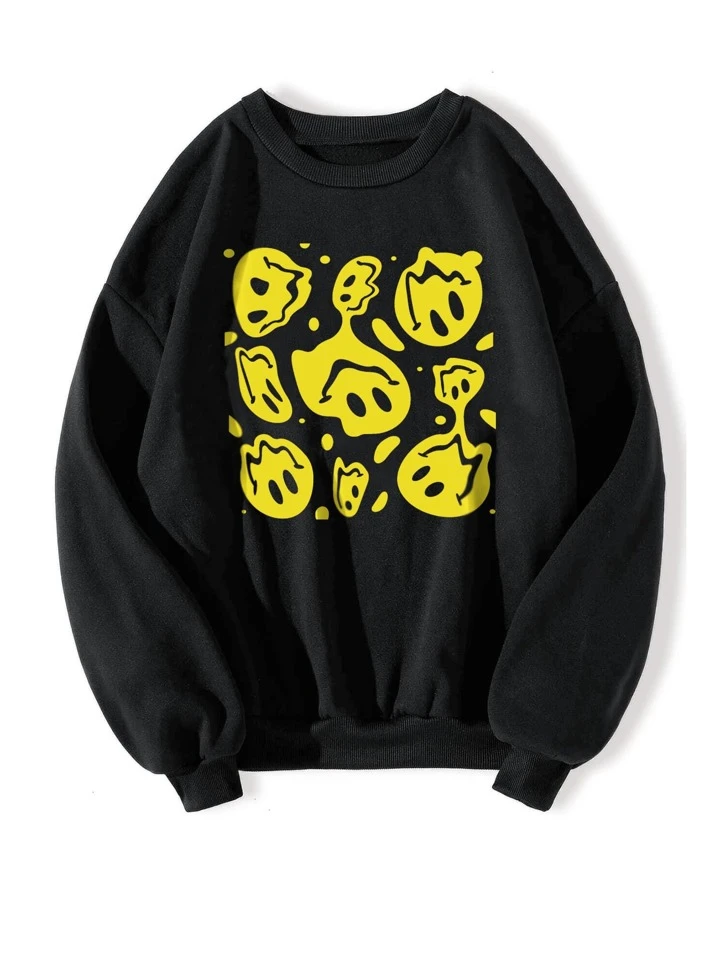 shein smiley face hoodie