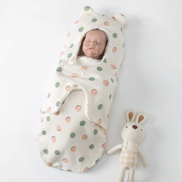 

Dot Pattern Baby Swaddling Blanket, Multicolor