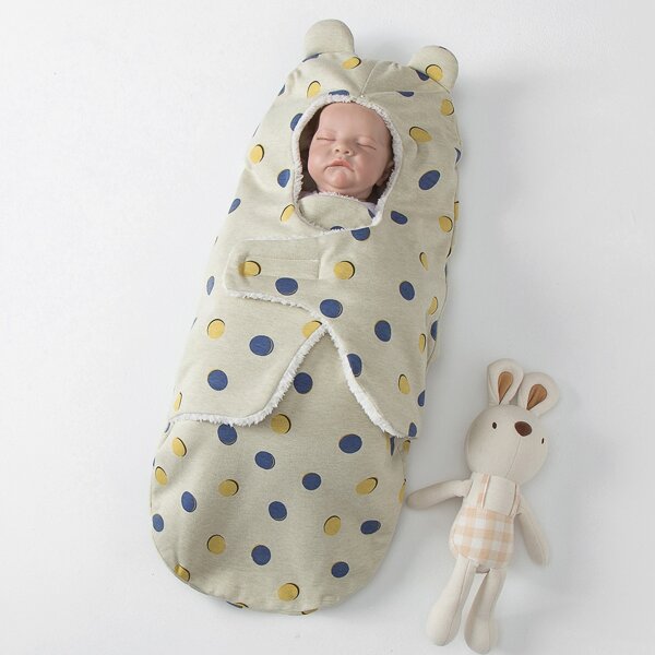 

Dot Pattern Baby Swaddling Blanket, Multicolor