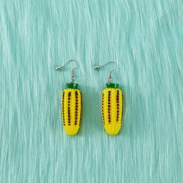 

Corn Drop Earrings, Multicolor