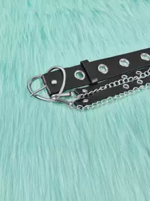 ROMWE Anime Thắt lưng - màu đen - Xem 3