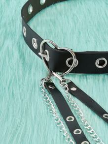 ROMWE Anime Thắt lưng - màu đen - Xem 4