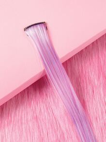 ROMWE J-Fashion 5pcs Long Straight Synthetic Hair Extension - Multicolor - View 4