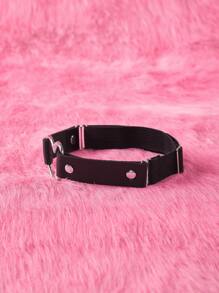 ROMWE J-Fashion 愛心裝飾吊襪帶 - 黑色 - 查看 4