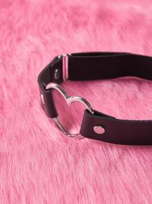 ROMWE J-Fashion 愛心裝飾吊襪帶 - 黑色 - 查看 6