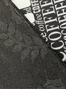 1pc Coffee Cup Print Kitchen Rug