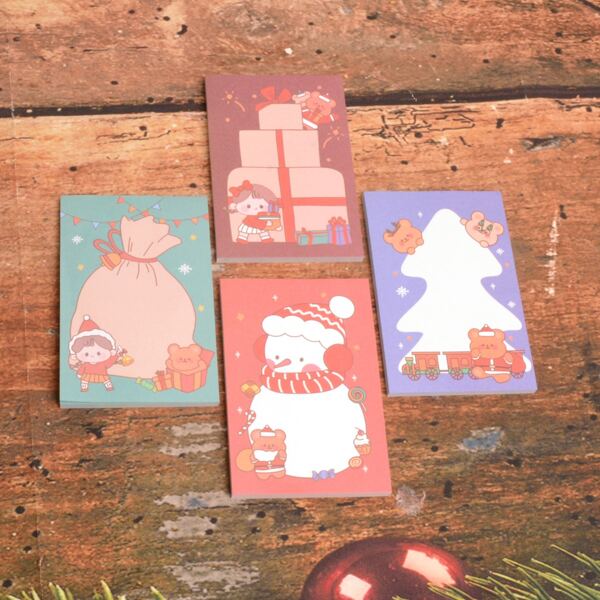 

1pc Christmas Random Pattern Sticky Note, Multicolor