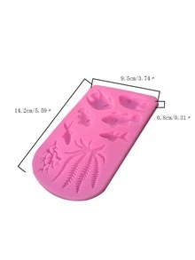 1 pieza Molde de silicona de pez con diseño - Rosa - Ver 5