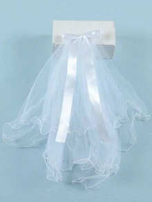 Niñas Horquilla con diseño de malla - Blanco - Ver 3