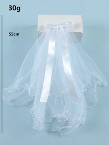 Niñas Horquilla con diseño de malla - Blanco - Ver 4