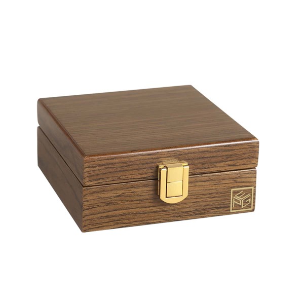 

1pc Wooden Jewelry Box, Multicolor