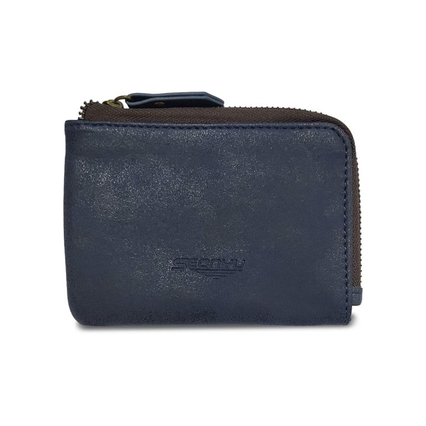

Men Vintage Design Card Holder, Navy blue