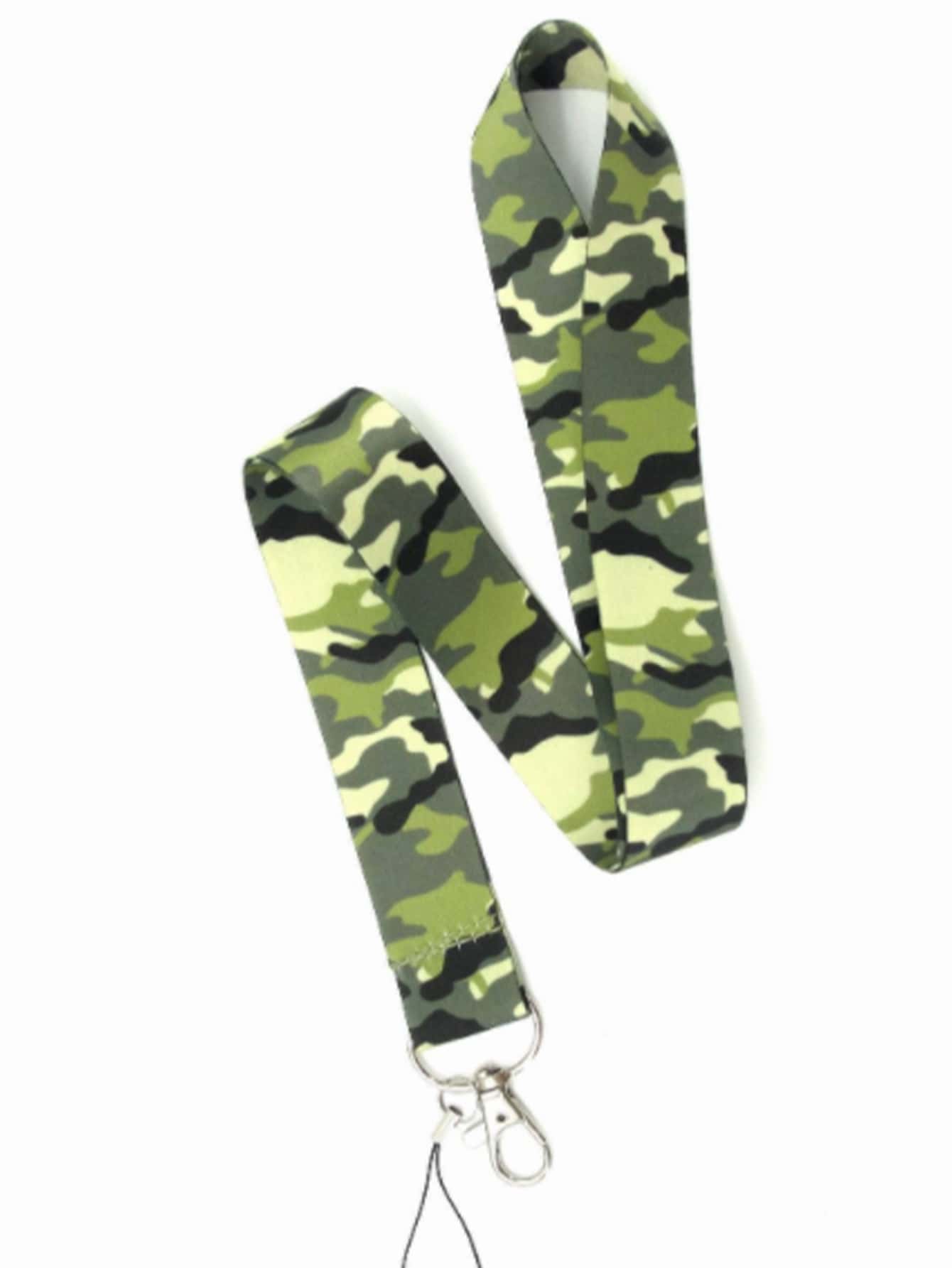 1pc Camo Print Lanyard - Multicolor - View 1