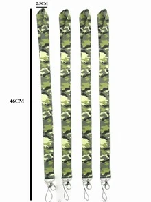 1pc Camo Print Lanyard - Multicolor - View 3