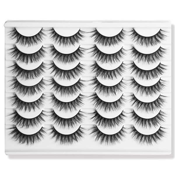 

14pairs Extra Long False Eyelashes, Black