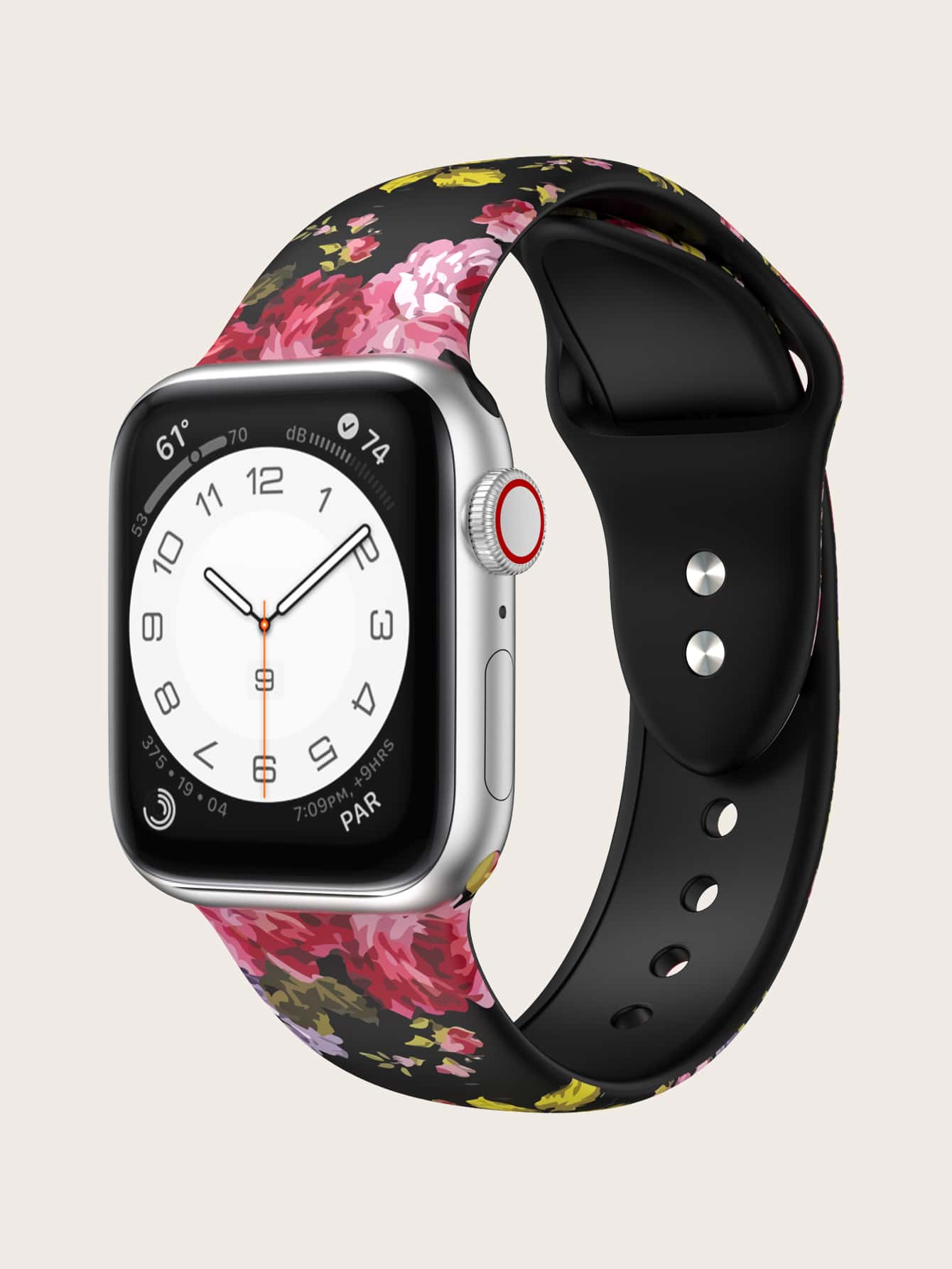 Dây đeo đồng hồ hình hoa tương thích với Apple Watch - Nhiều màu - Xem 1