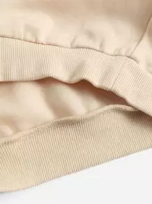 SHEIN Leap Crew 年輕女孩字母圖形運動衫和緊身褲 - 彩色 - 查看 3