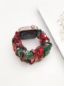 圣诞雪花发带智能手表表带 - 彩色 - 查看 4