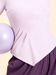 Camiseta deportiva suave piel - Lila Púrpura - Ver 6