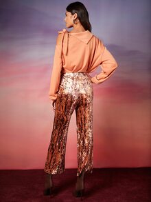 SHEIN Unity Quần nữ Dây kéo Đồ họa Hấp dẫn - Nhiều màu - Xem 2