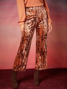 SHEIN Unity Quần nữ Dây kéo Đồ họa Hấp dẫn - Nhiều màu - Xem 5