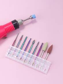 10入組指甲拋光頭套裝 - 藍色 - 查看 2