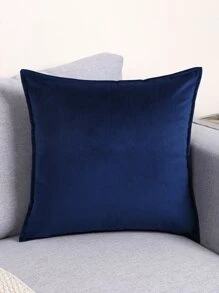 1入組素色坐墊套不附帶內芯 - 寶藍色 - 查看 4