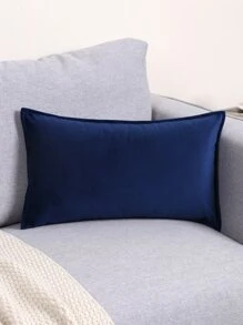 1入組素色坐墊套不附帶內芯 - 寶藍色 - 查看 5