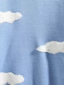 Manfinity Homme Men Knitwear Nghề thêu Đồ họa Giải trí - Màu xanh nhạt - Xem 6