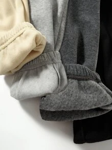 SHEIN Unity 4Pack Thermal Lined Joggers - Multicolor - View 4