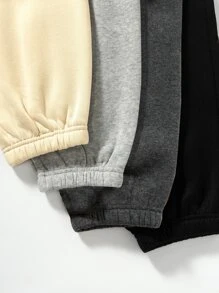 SHEIN Unity 4Pack Thermal Lined Joggers - Multicolor - View 5