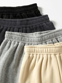 SHEIN Unity 4Pack Thermal Lined Joggers - Multicolor - View 6