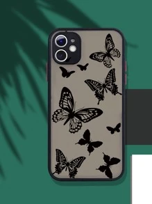 Case do telefonu ze wzorem motyli - Czarne - Zobacz 2