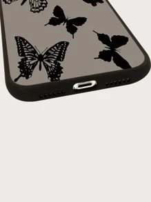 Case do telefonu ze wzorem motyli - Czarne - Zobacz 3